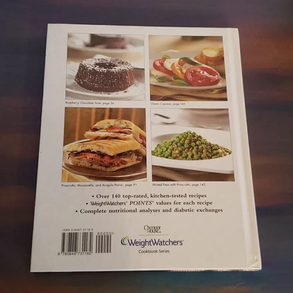 2006 Weight Watchers Quick Italian Favorites Cookbook - Hardcover